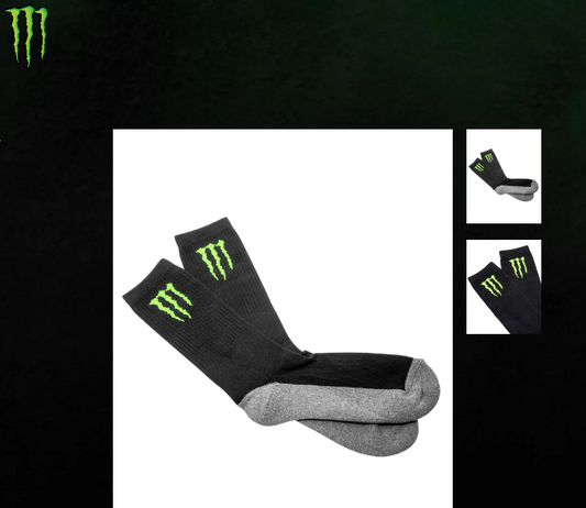 S3  Monster Energy Crew Socks