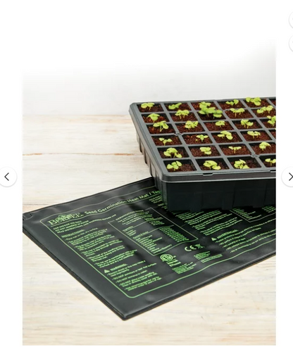 S1 Burpee Seed Starting Heat Mat 10" X 20" - Fits All Standard Seed Starting Trays