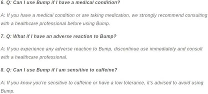 Want a Bump Snortable Caffeine