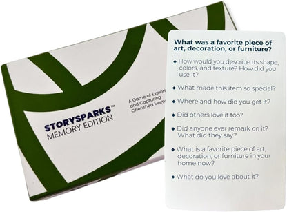 W/E StorySparks Memory Edition:   Super Fun Family Game. Great for All Ages: Kids, Couples, Adults, and Seniors.