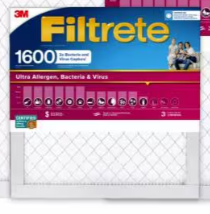 S1 Filtrete™ MPR 1600 Ultra Allergen Bacteria and Virus 3 Pack